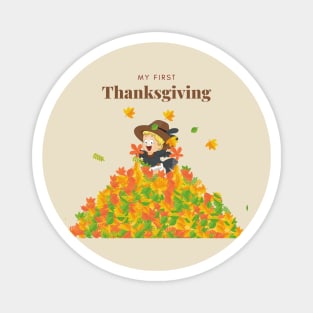 My First Thanksgiving Magnet